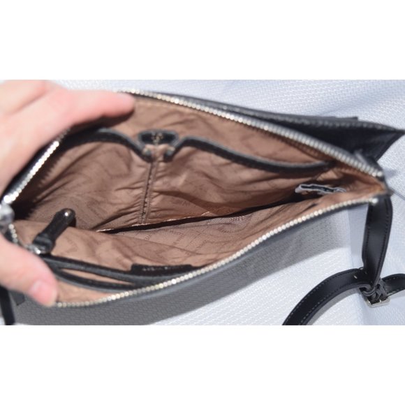 Nine West Black Pebbled Leather Crossbody Bag - Picture 6 of 6